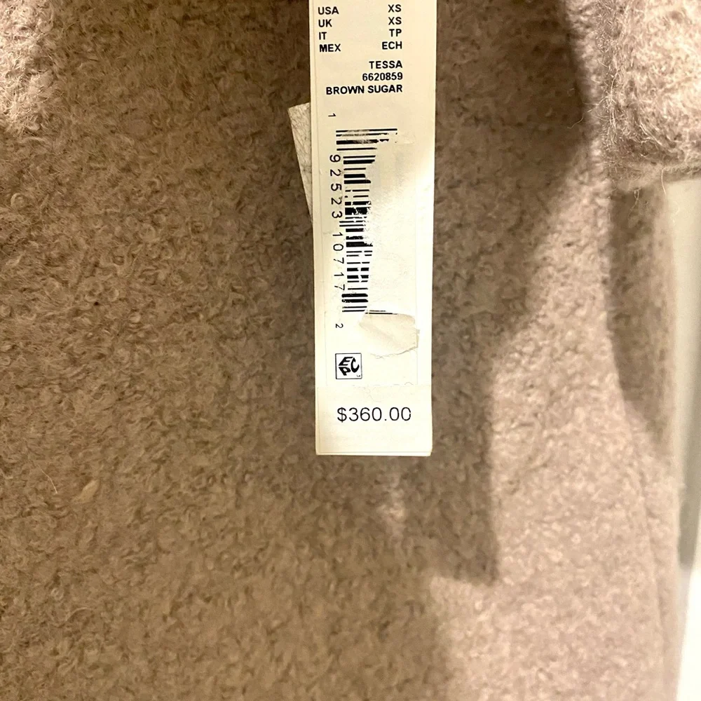 Tahari Brown Sugar Peacoat - Picture 5 of 6